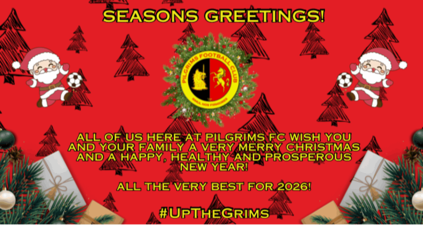 Seasons Greetings from Pilgrims Football Club