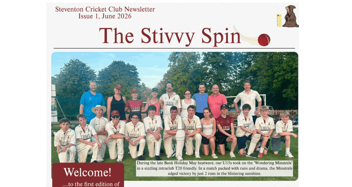 The Stivvy Spin - Steventon Cricket Club Newsletter - Issue 1, 2026