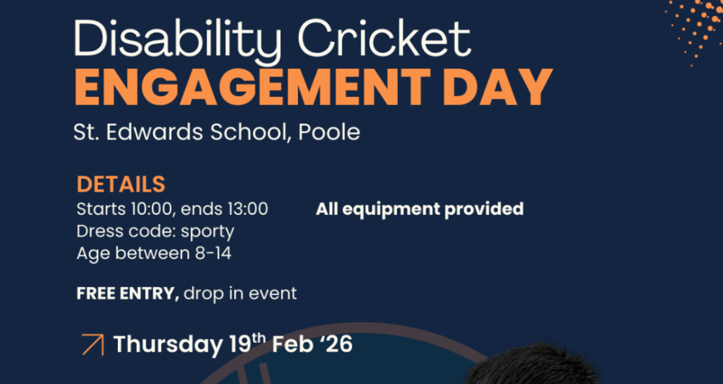🧡 Disability Cricket Engagement Day – Poole