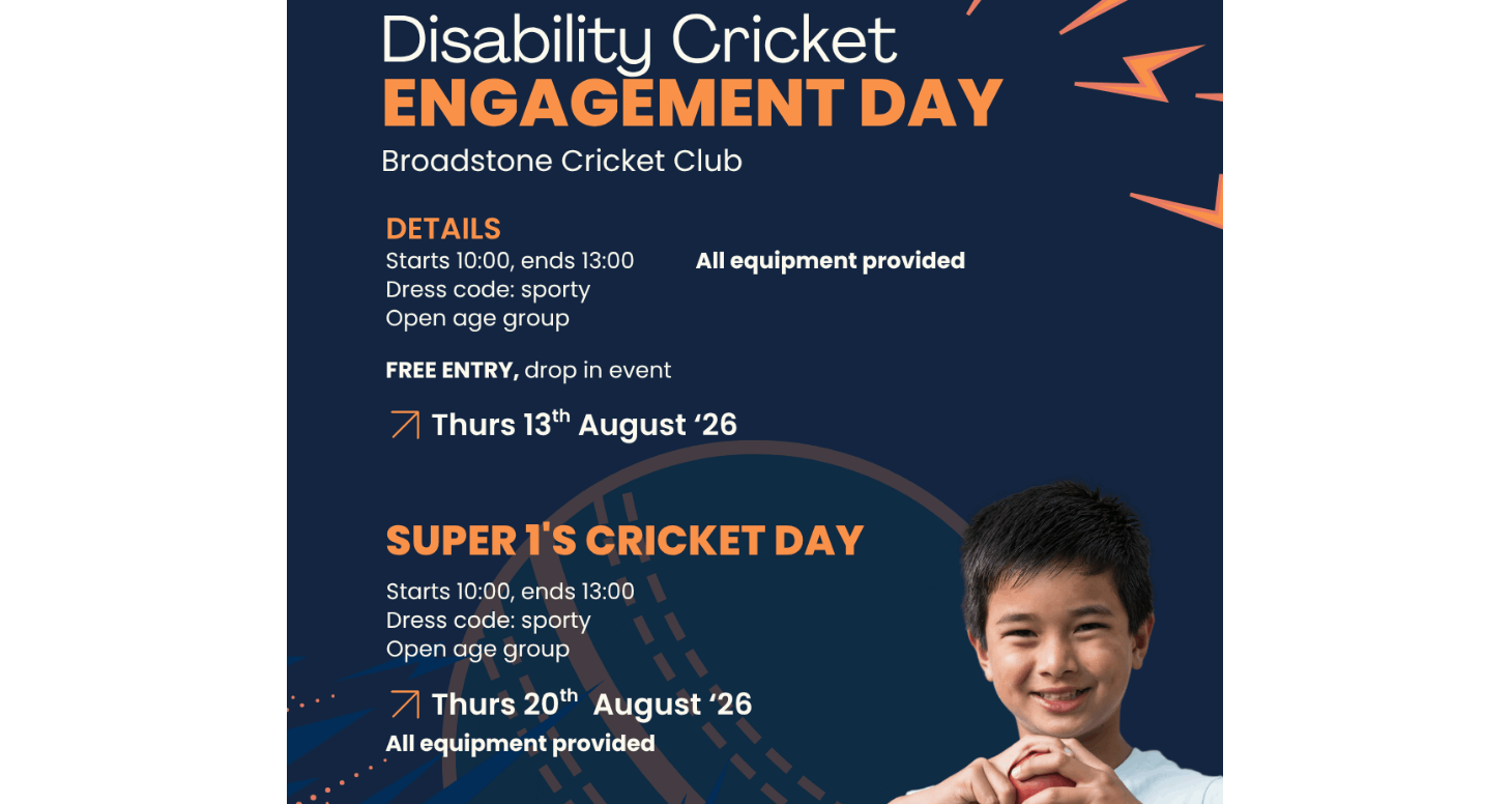 π§‘ Disability Cricket Engagement Day β Poole
