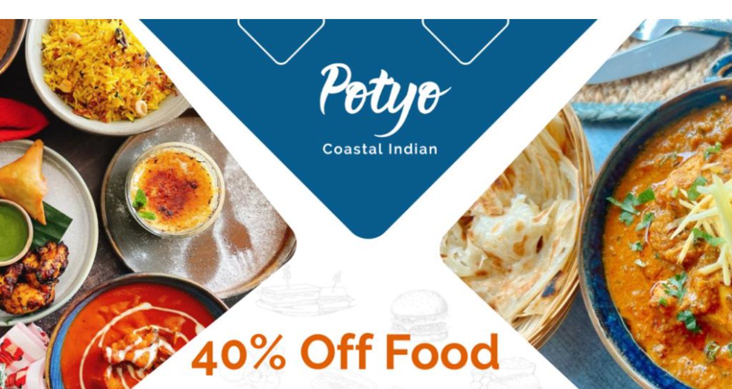 Potyo offer: 40% off food in January