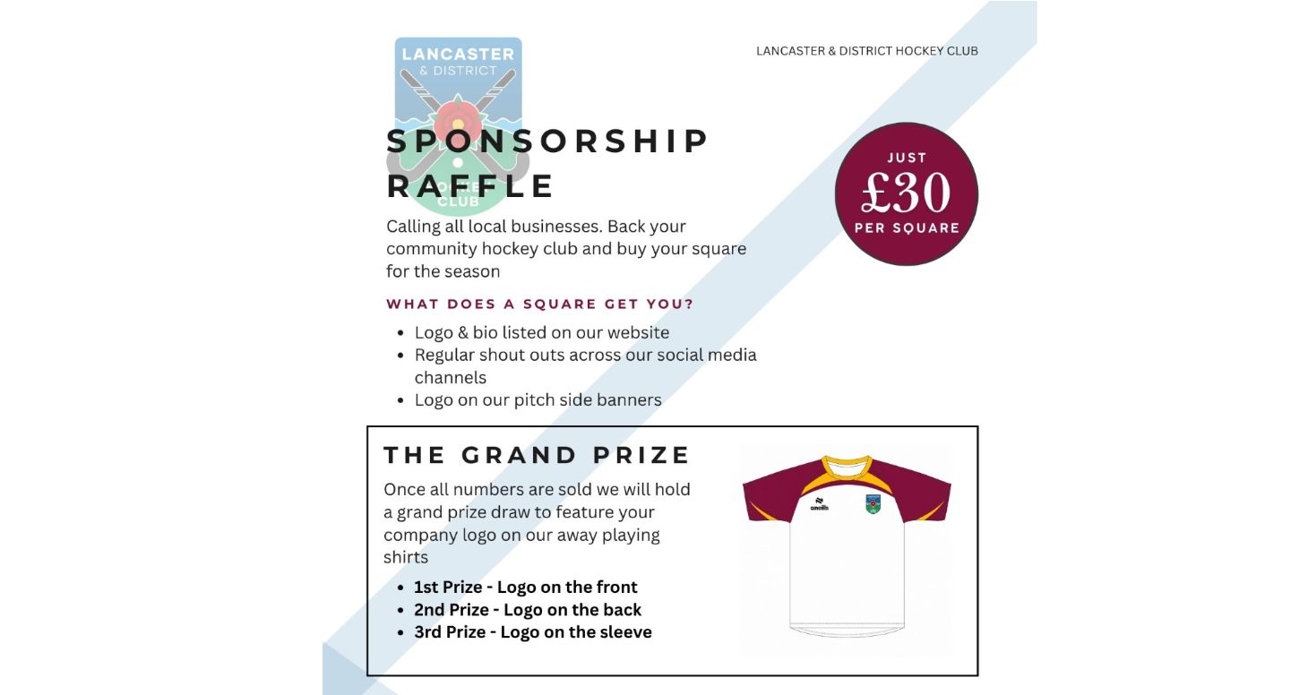 LDHC launches Shirt Sponsor Raffle