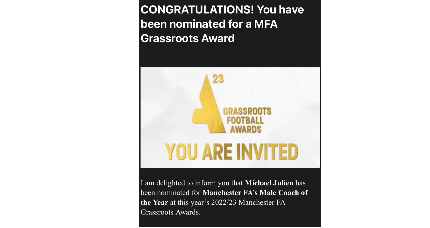 Grassroots Award Nomination