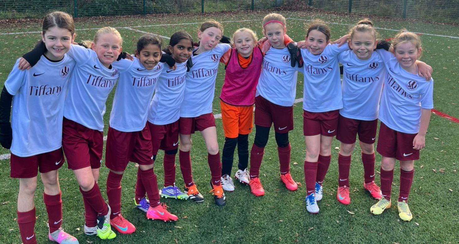 U9 Maroon team Ready for Hampshire Girls Youth Football League Cup Final Showdown