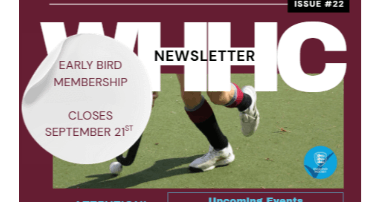 WHHC Newsletter #22 - August