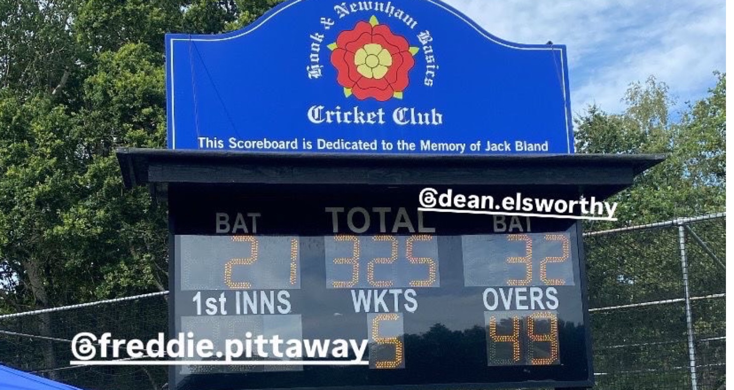 1st Team vs Hook & Newnham Basics CC, 2nd XI